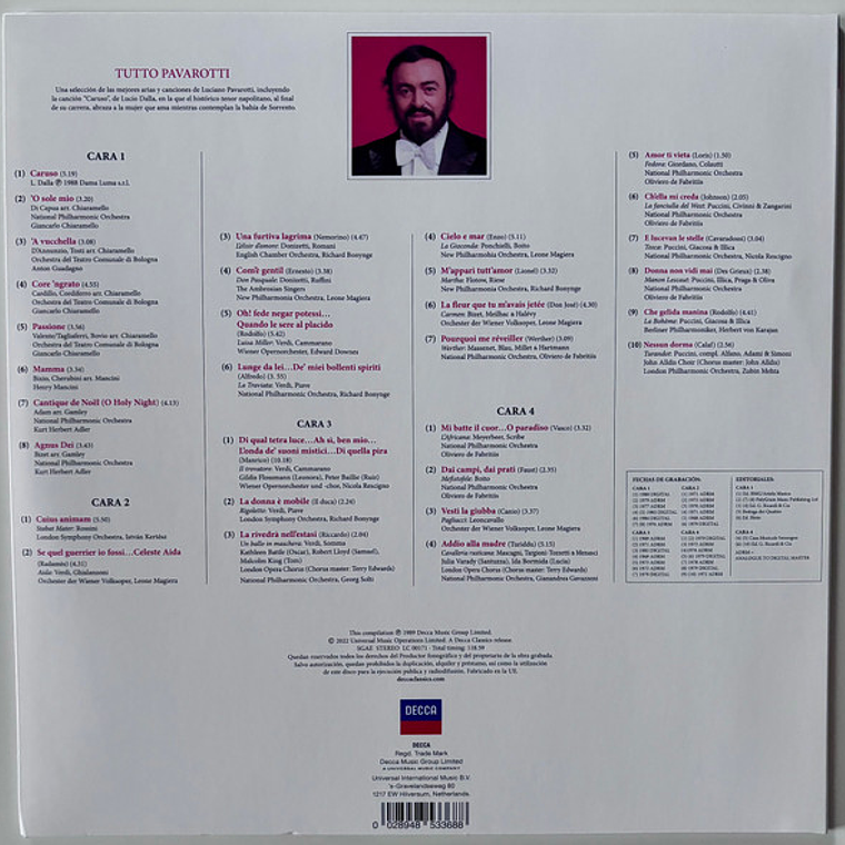 Luciano Pavarotti – Tutto Pavarotti 2