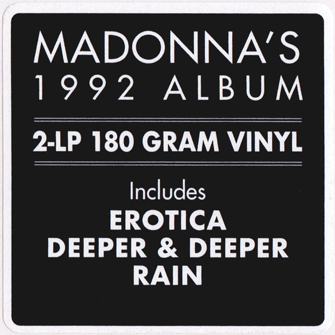 Madonna – Erotica 3