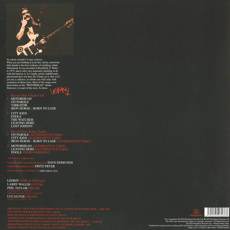 Motörhead – On Parole 2