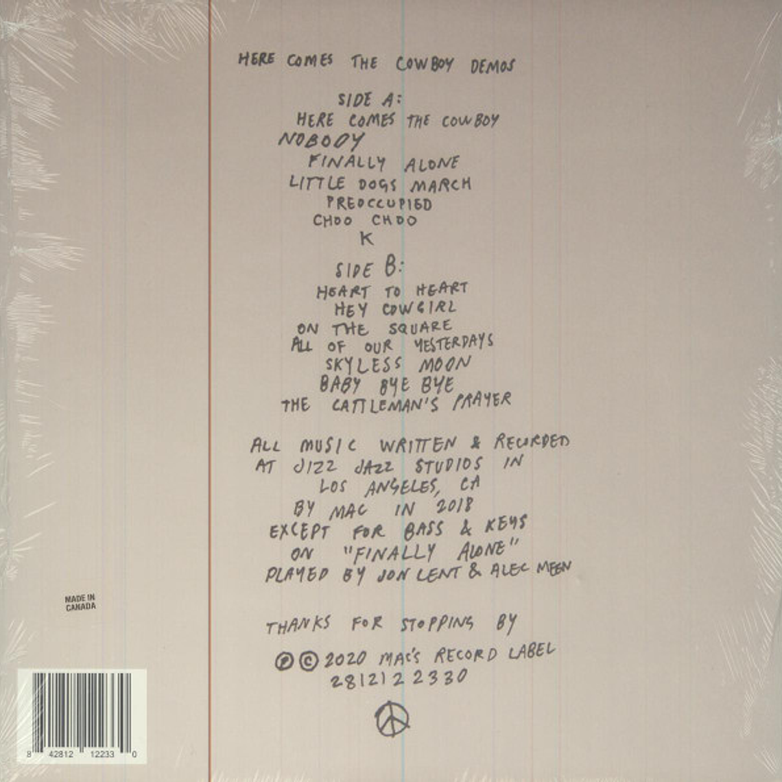 Mac Demarco – Here Comes The Cowboy Demos 2