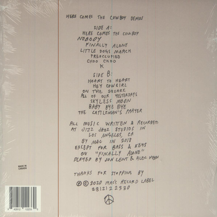 Mac Demarco – Here Comes The Cowboy Demos 2