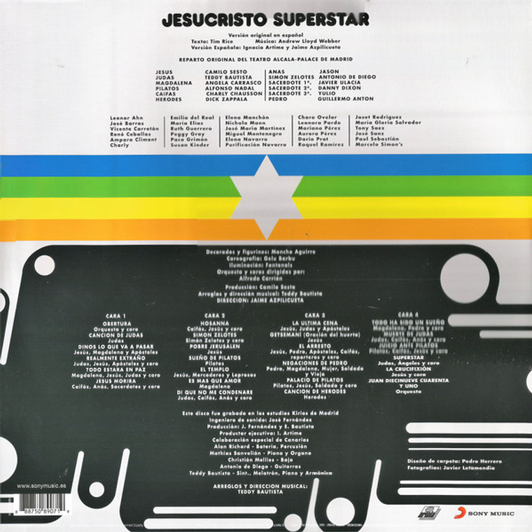 – Jesucristo Superstar Camilo Sesto / Teddy Bautista / Angela Carrasco  2
