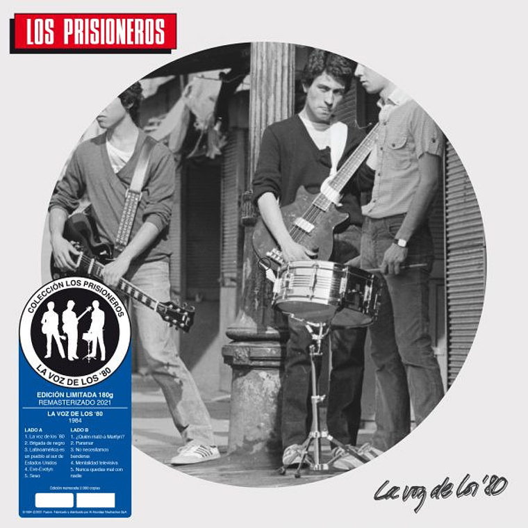 Los Prisioneros – La Voz De Los '80 Picture Disc 1