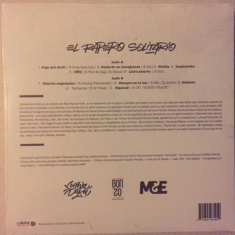 Lenwa Dura* – El Rapero Solitario 2