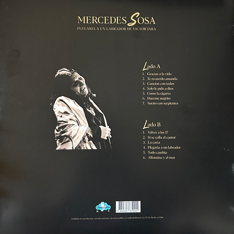 Mercedes Sosa – Plegaria a un labrador de Victor Jara 2