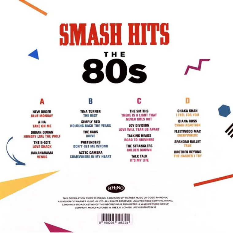 Various – Smash Hits The 80s 2