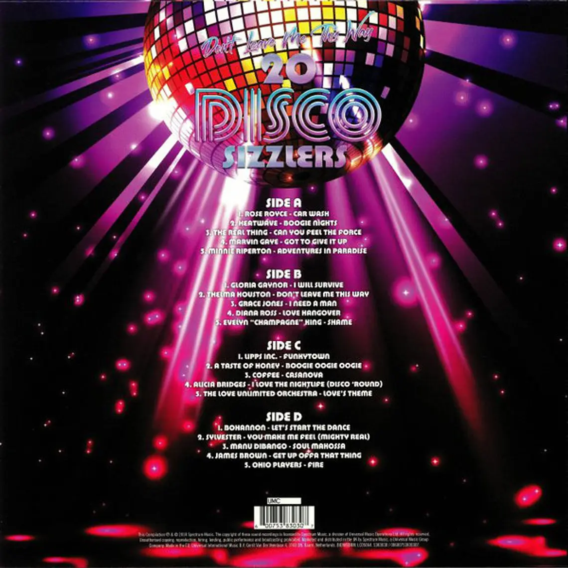 Various – Don't Leave Me This Way - 20 Disco Sizzlers 2