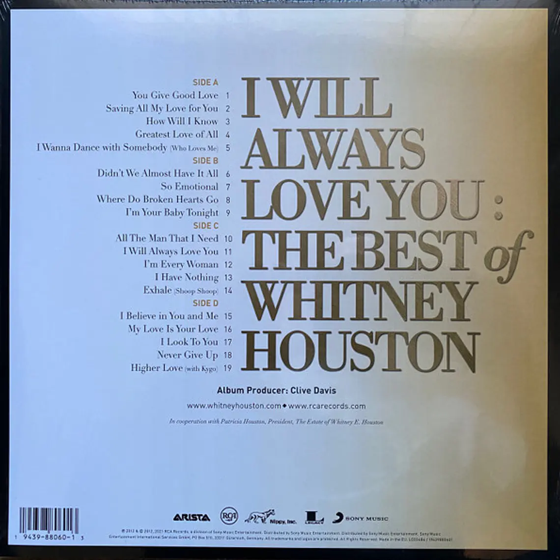 Whitney Houston – I Will Always Love You: The Best Of Whitney Houston 2