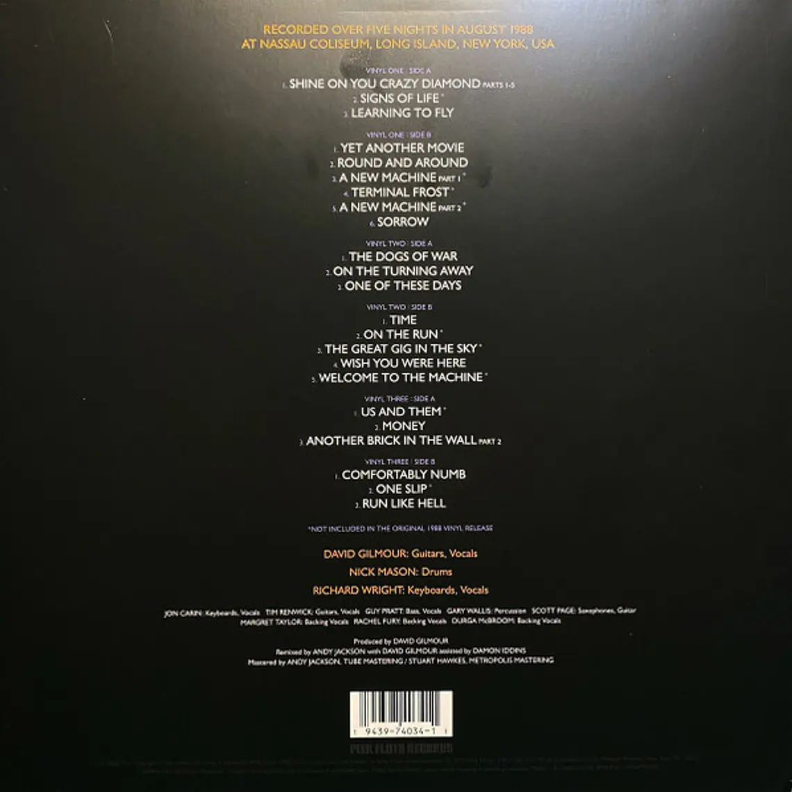 Pink Floyd – Delicate Sound Of Thunder 2