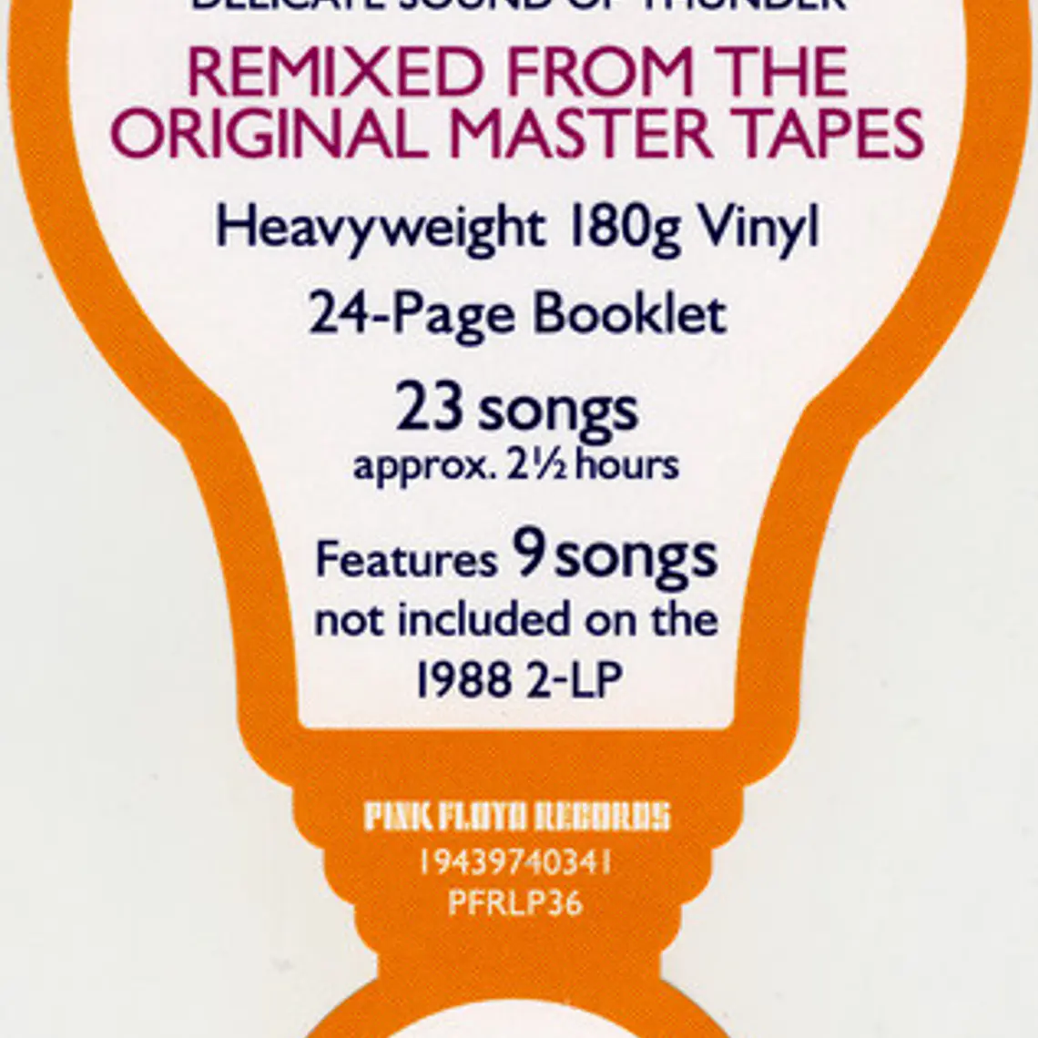 Pink Floyd – Delicate Sound Of Thunder 3