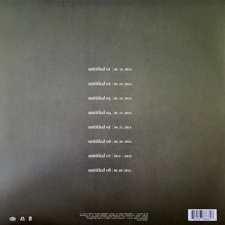 Kendrick Lamar – Untitled Unmastered. 2