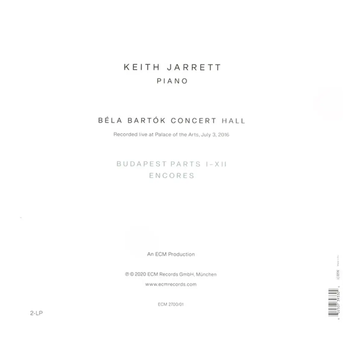 Keith Jarrett – Budapest Concert 2