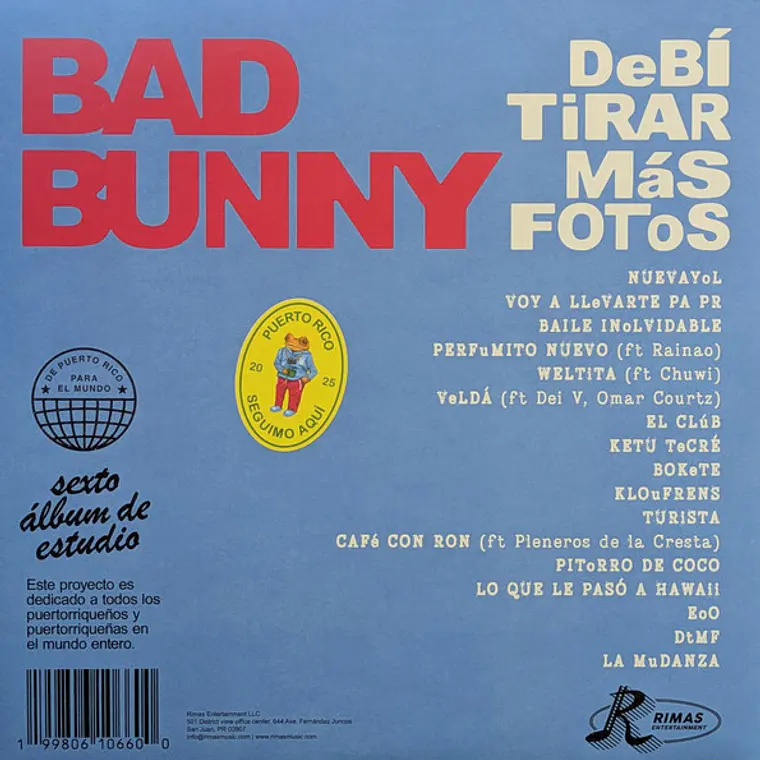 Bad Bunny – Debí Tirar Más Fotos 2