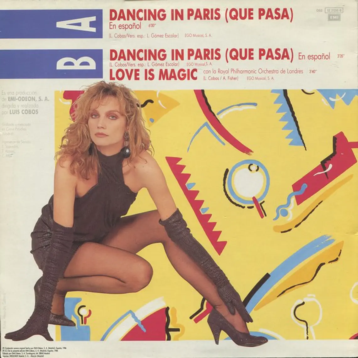 Angel ‎– Dancing In Paris = Que Pasa (Version En Español) 3