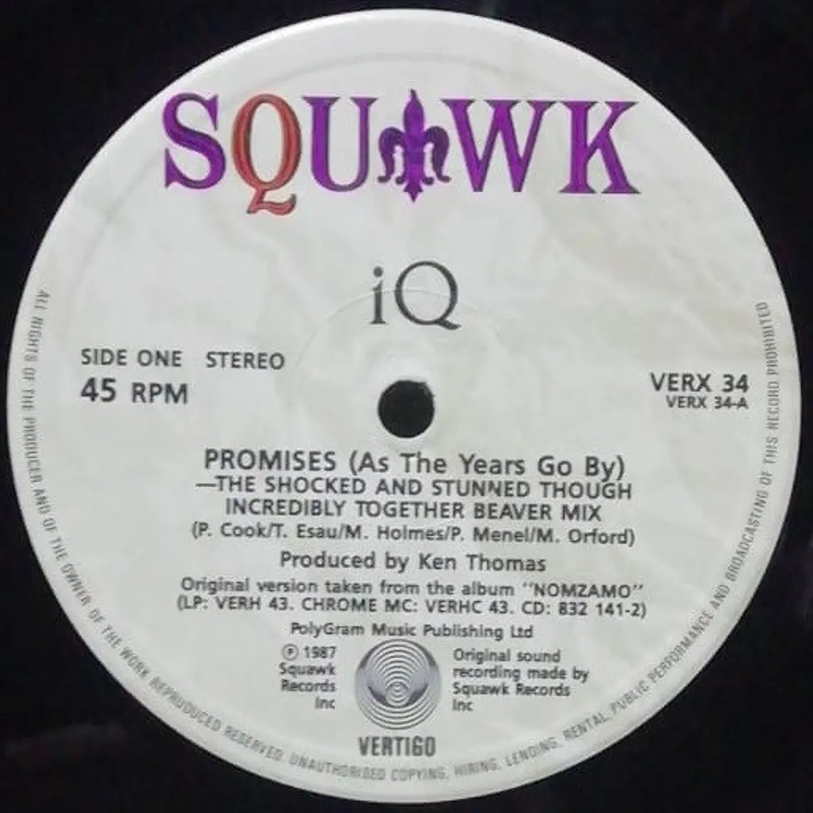 IQ – Promises (As The Years Go By) 2