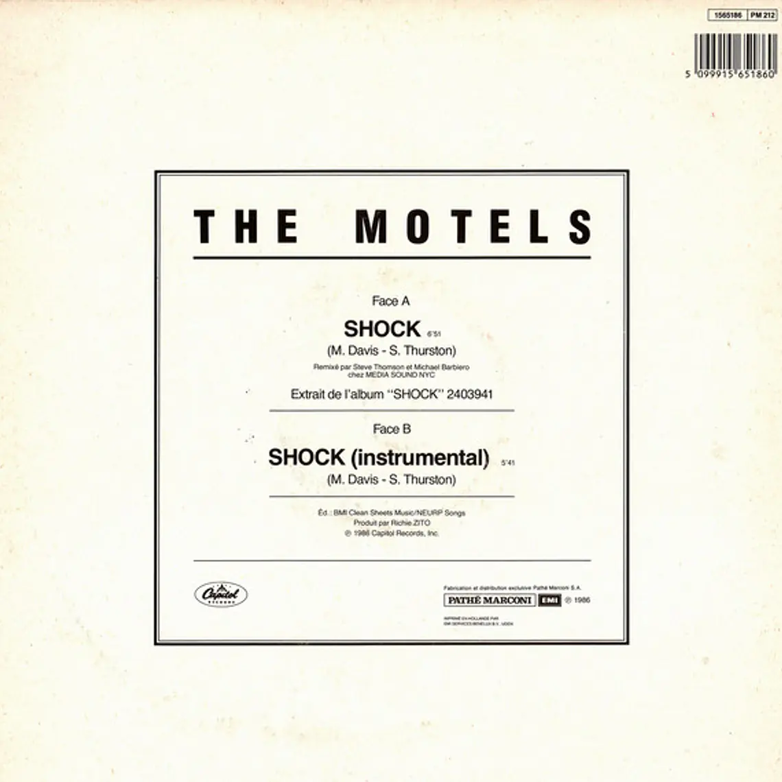 The Motels – Shock 2