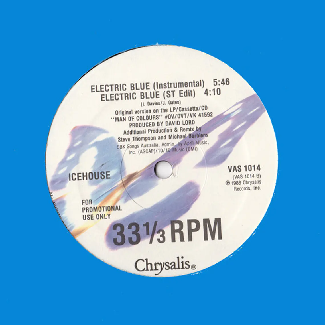 Icehouse ‎– Electric Blue 3