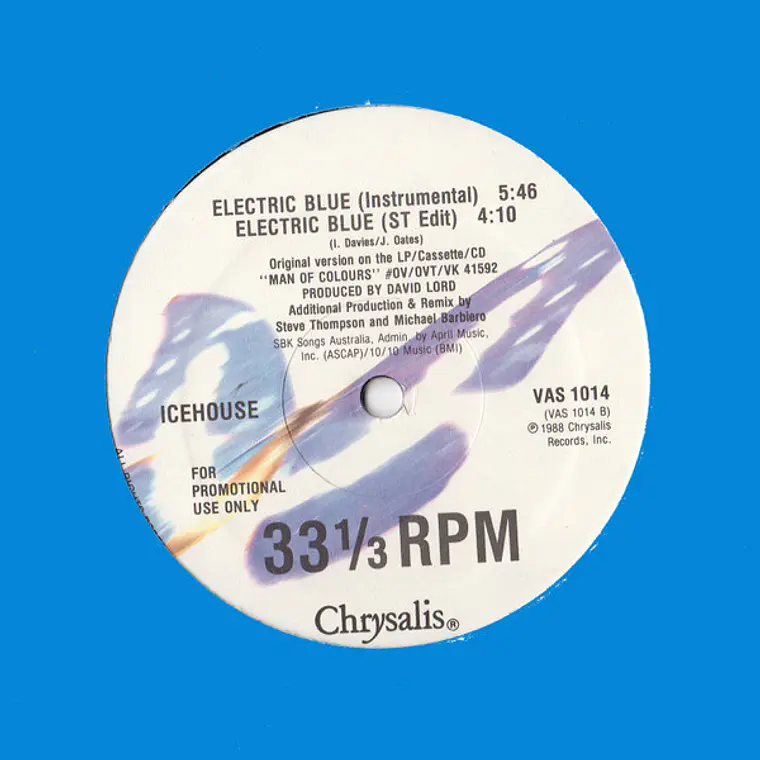 Icehouse ‎– Electric Blue 3