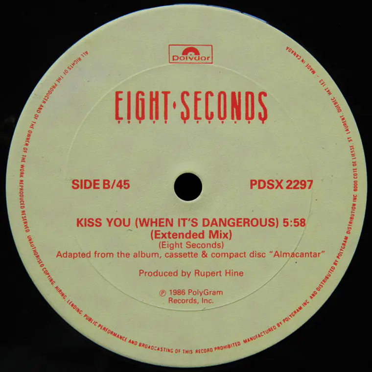 Eight Seconds – Kiss You (When It's Dangerous) 3