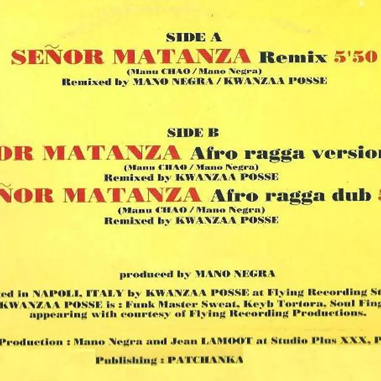 Mano Negra – Señor Matanza 3