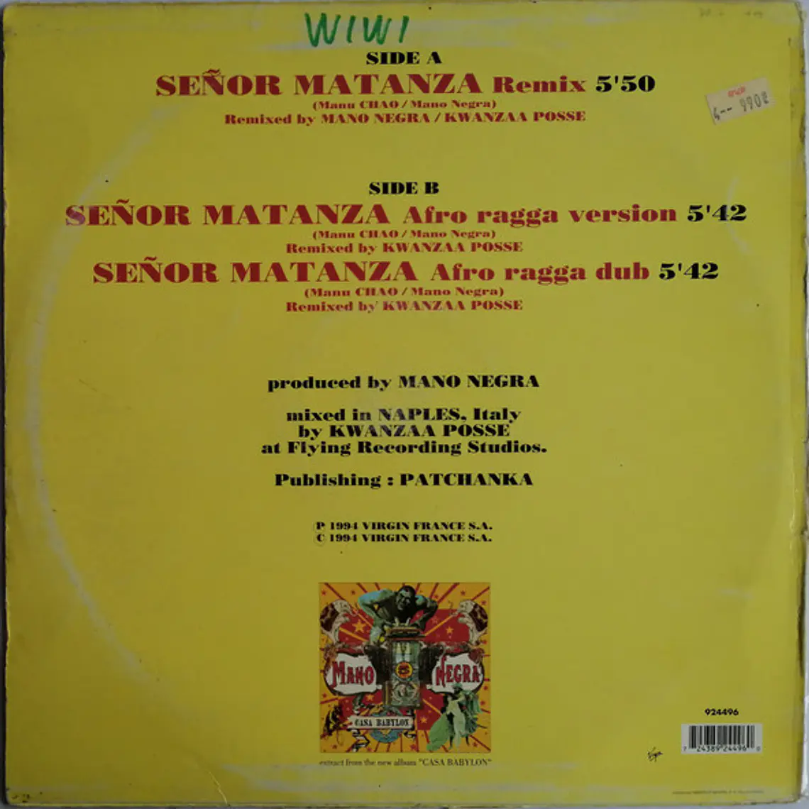 Mano Negra – Señor Matanza 5