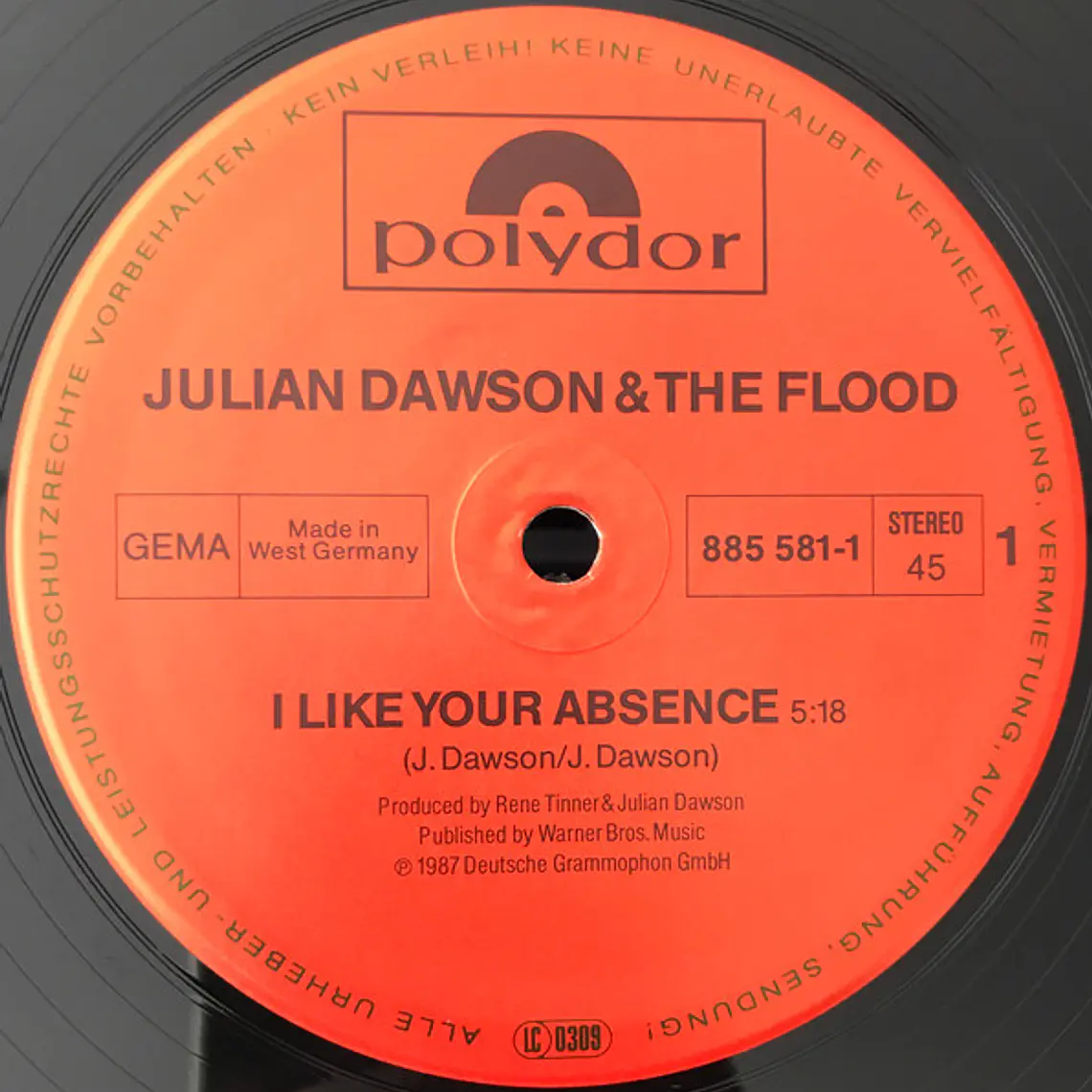 Julian Dawson & The Flood  – I Like Your Absence 3