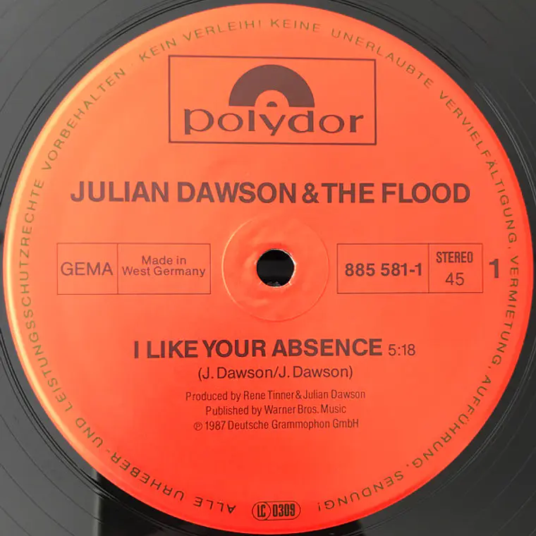 Julian Dawson & The Flood  – I Like Your Absence 3