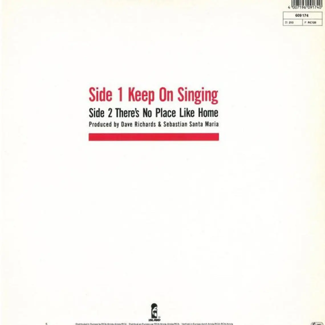 Sébastian Santa Maria* – Keep On Singing. EXTENDED VERSION  2