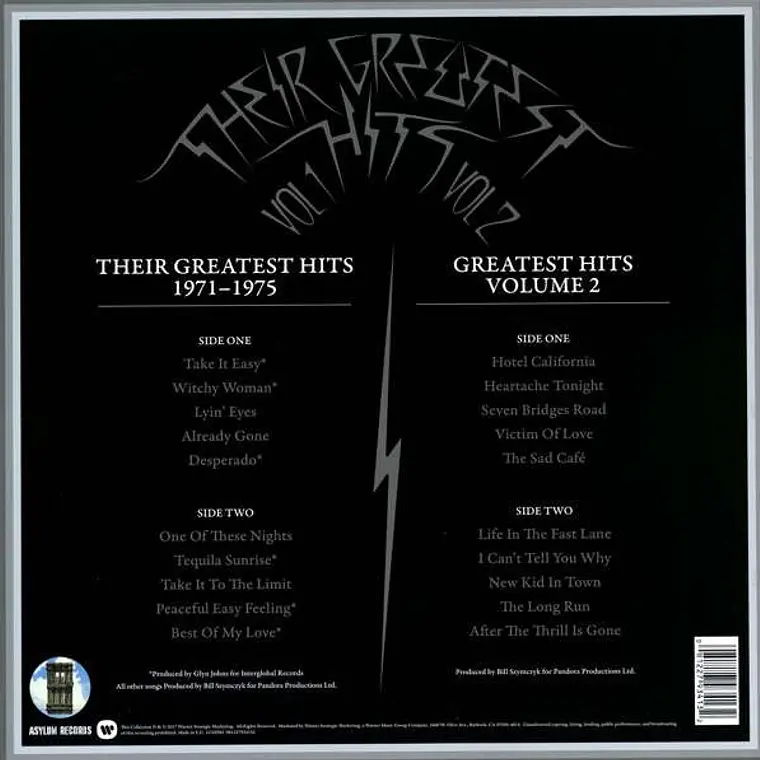 Eagles – Their Greatest Hits Volumes 1 & 2 2