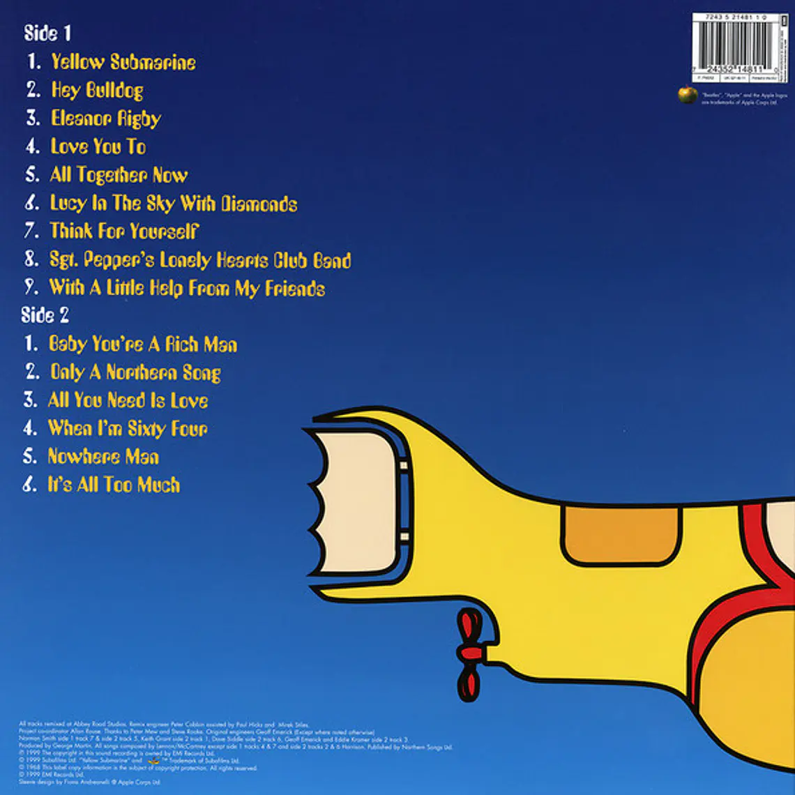 The Beatles – Yellow Submarine Songtrack 2