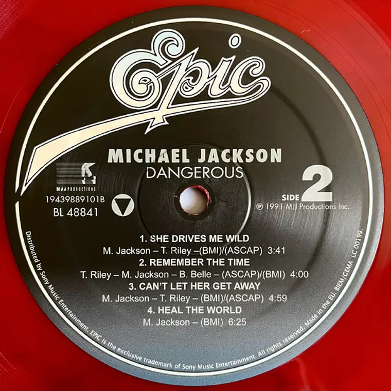Michael Jackson – Dangerous EDICION DE COLECCION  EDIC LTD 5