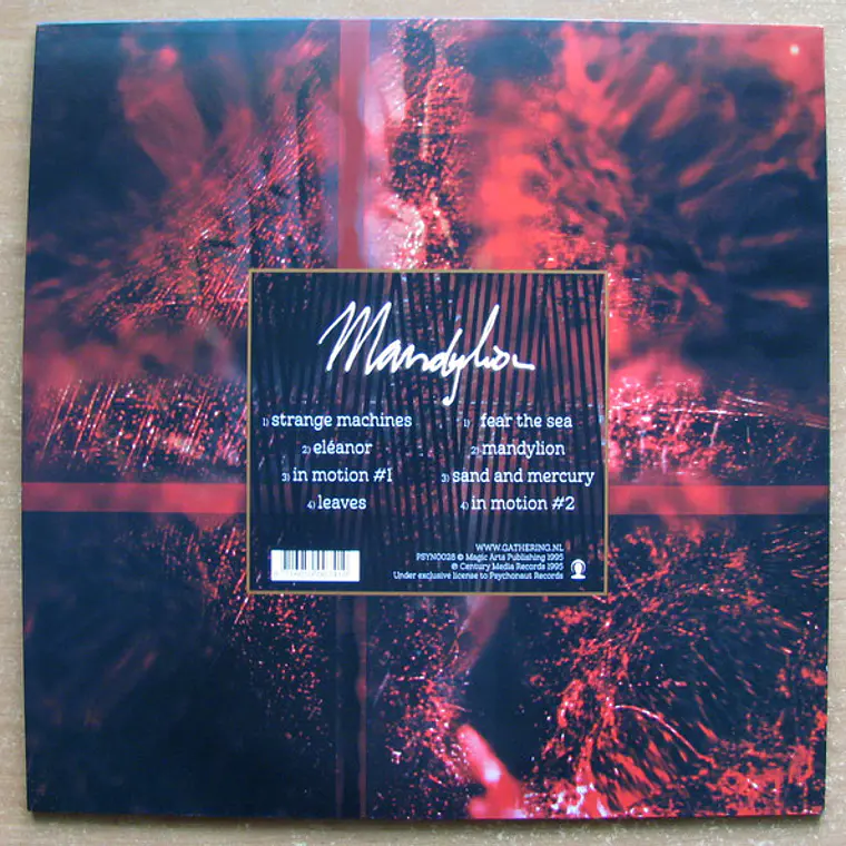 The Gathering – Mandylion. EDICION LIMITADA DE COLOR ORANGE NL 3