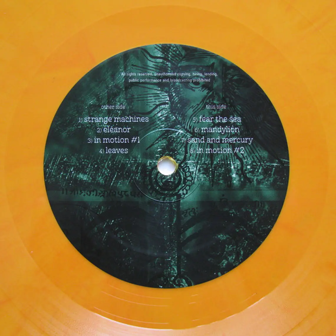 The Gathering – Mandylion. EDICION LIMITADA DE COLOR ORANGE NL 7