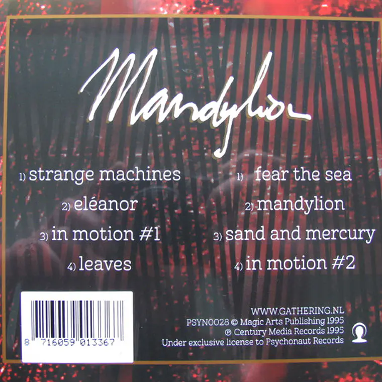 The Gathering – Mandylion. EDICION LIMITADA DE COLOR ORANGE NL 2