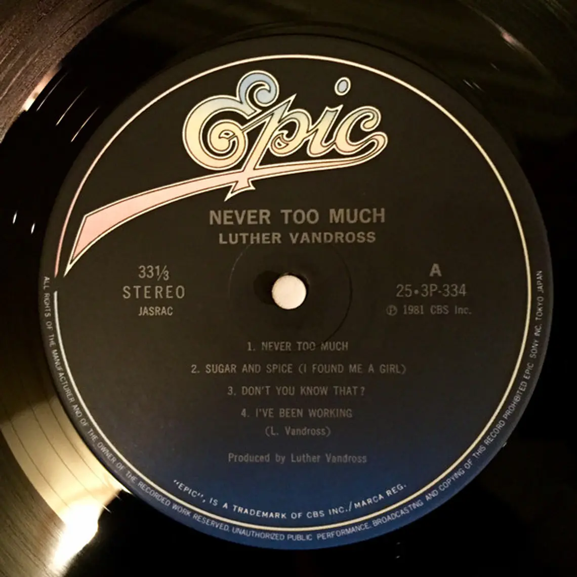 Luther Vandross – Never Too Much. EDICION JAPON CON OBI  4