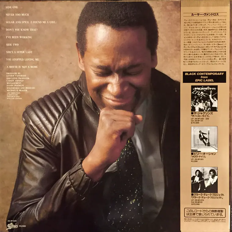 Luther Vandross – Never Too Much. EDICION JAPON CON OBI  2