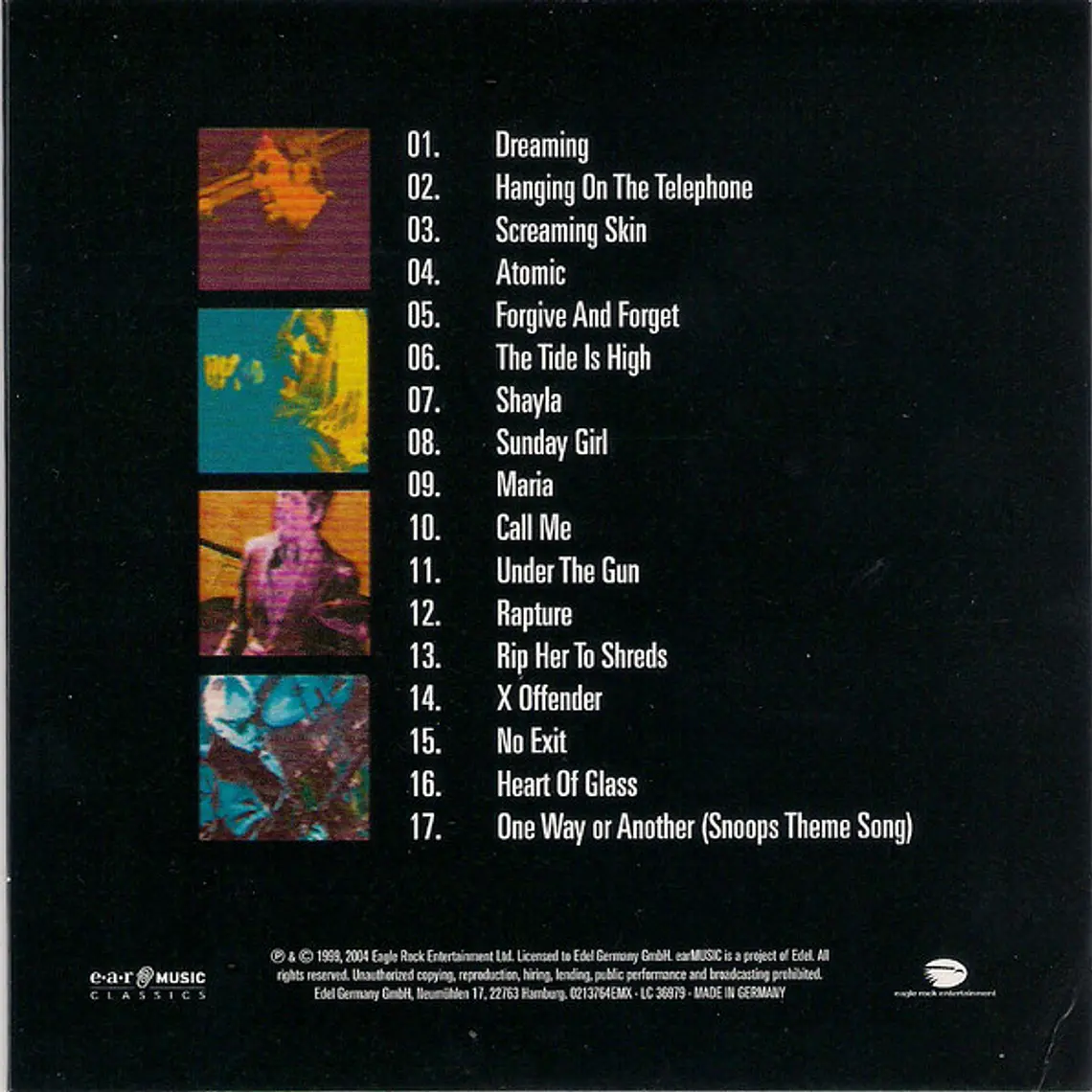 Blondie – Live. EDICION LIMITADA VINILO VIRGEN NUMERADA 6