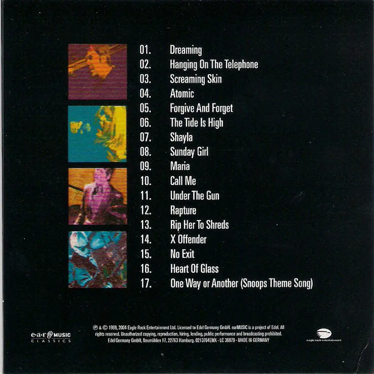 Blondie – Live. EDICION LIMITADA VINILO VIRGEN NUMERADA 6