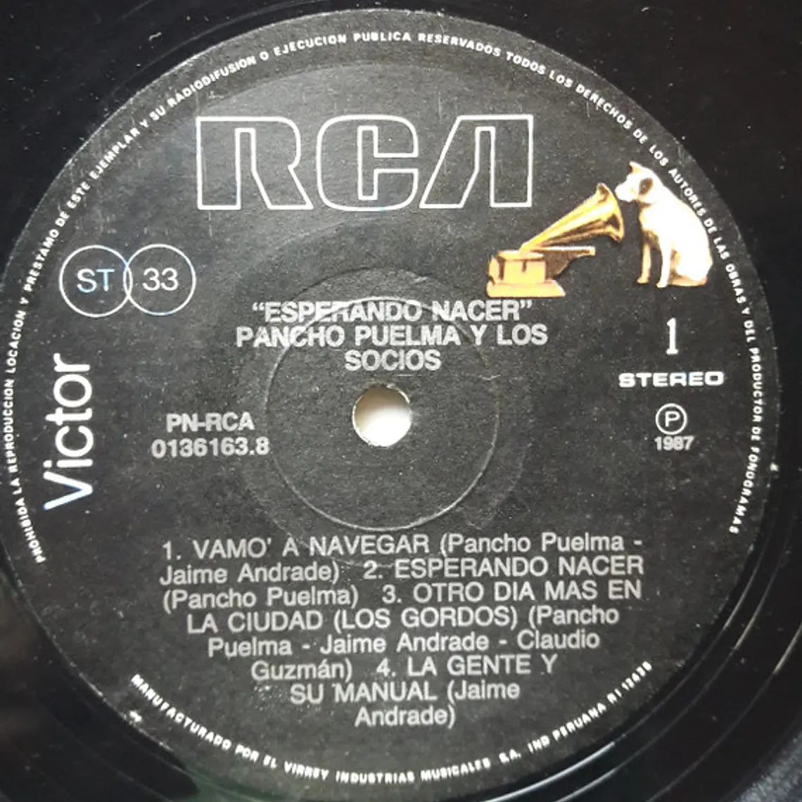 Pancho Puelma & Los Socios – Esperando Nacer / EDICION DEL AÑO / NO EXISTE RE 4