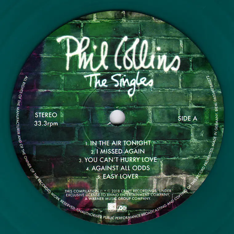 Phil Collins – The Singles. EDICION DE COLOR LIMITADA 2026 4