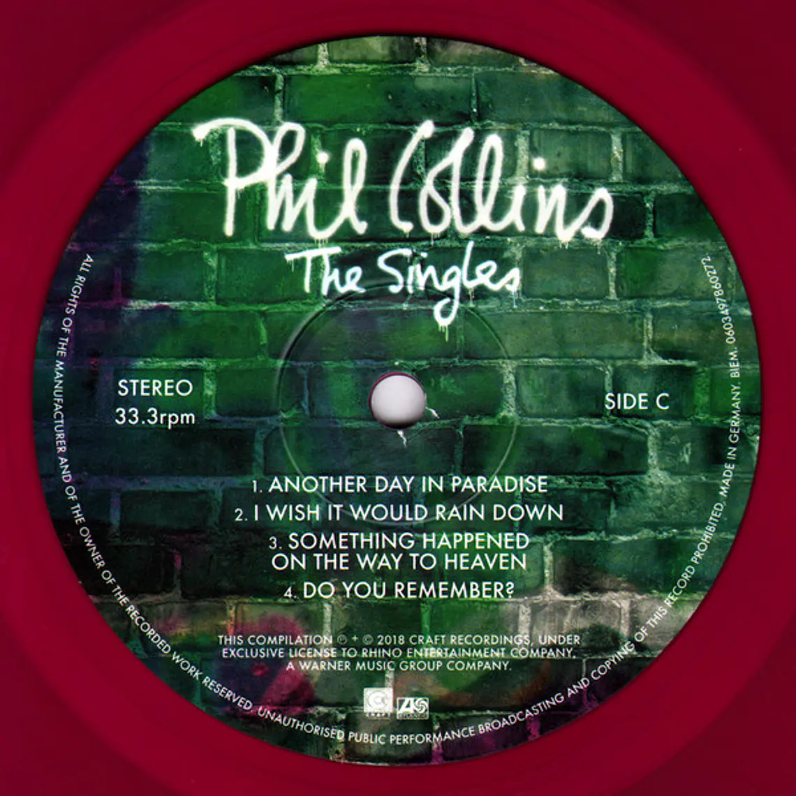 Phil Collins – The Singles. EDICION DE COLOR LIMITADA 2026 5