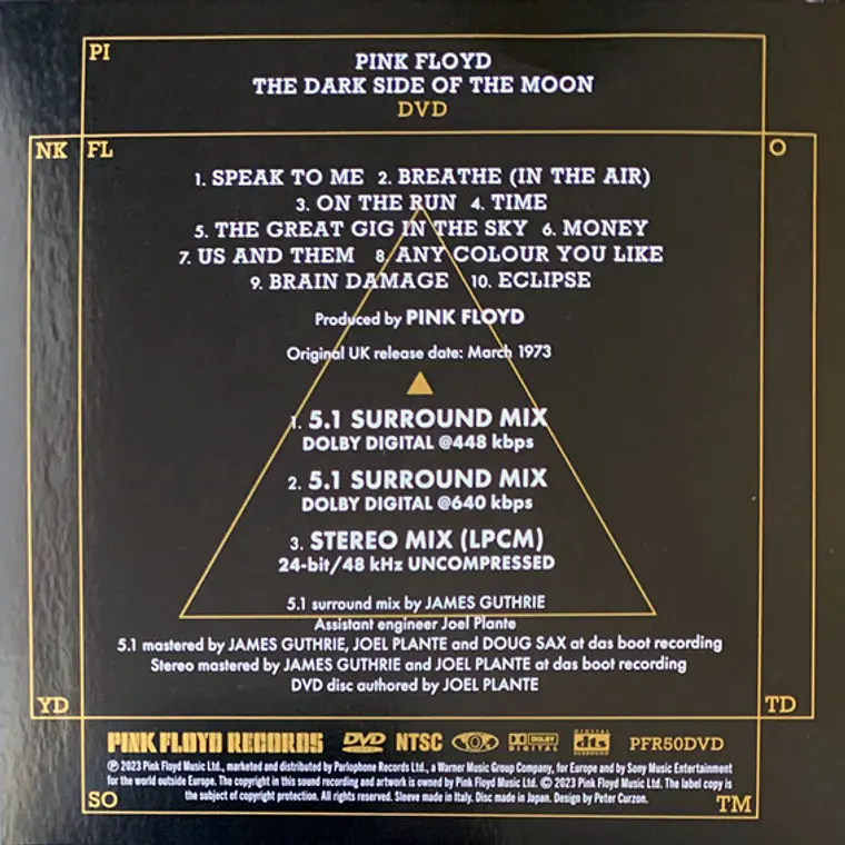Pink Floyd – The Dark Side Of The Moon - 50 Years.  BOX DELUXE  3