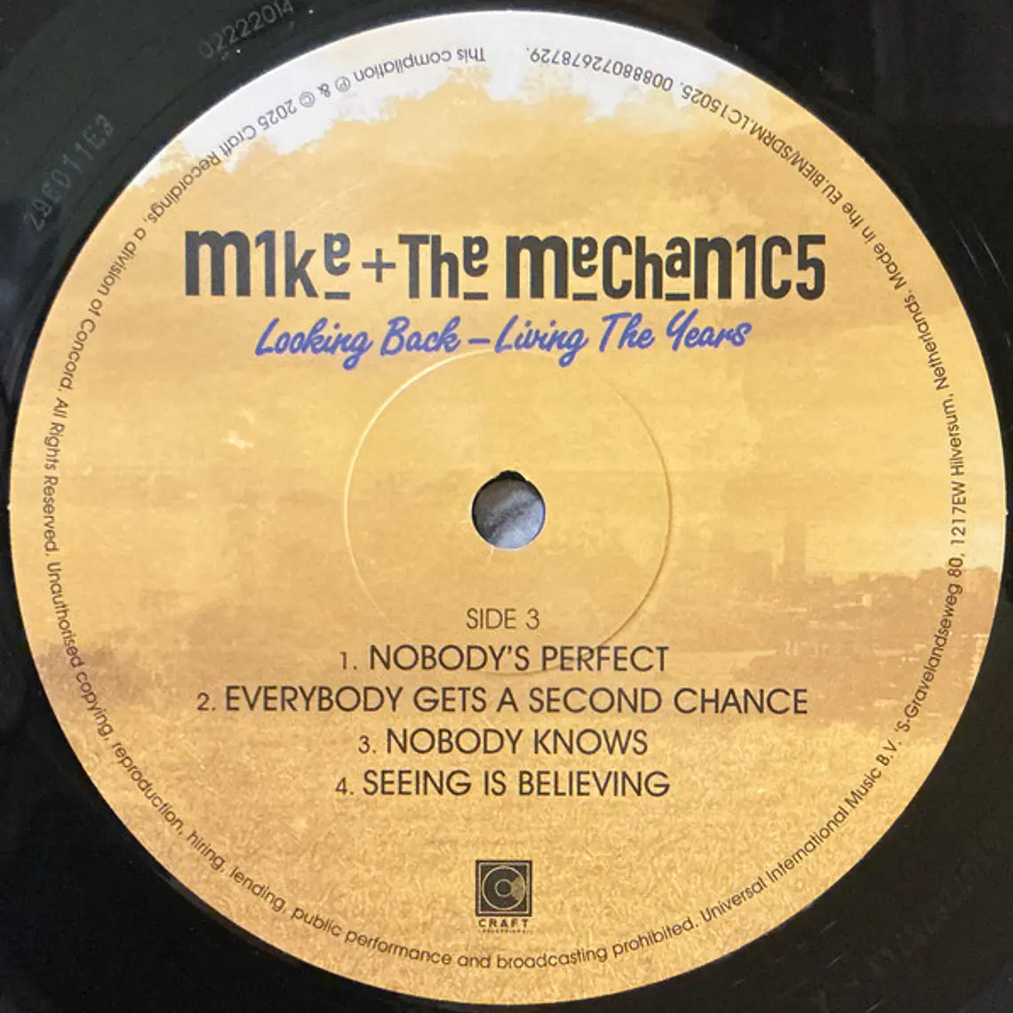 Mike + The Mechanics* – Looking Back - Living The Years 3