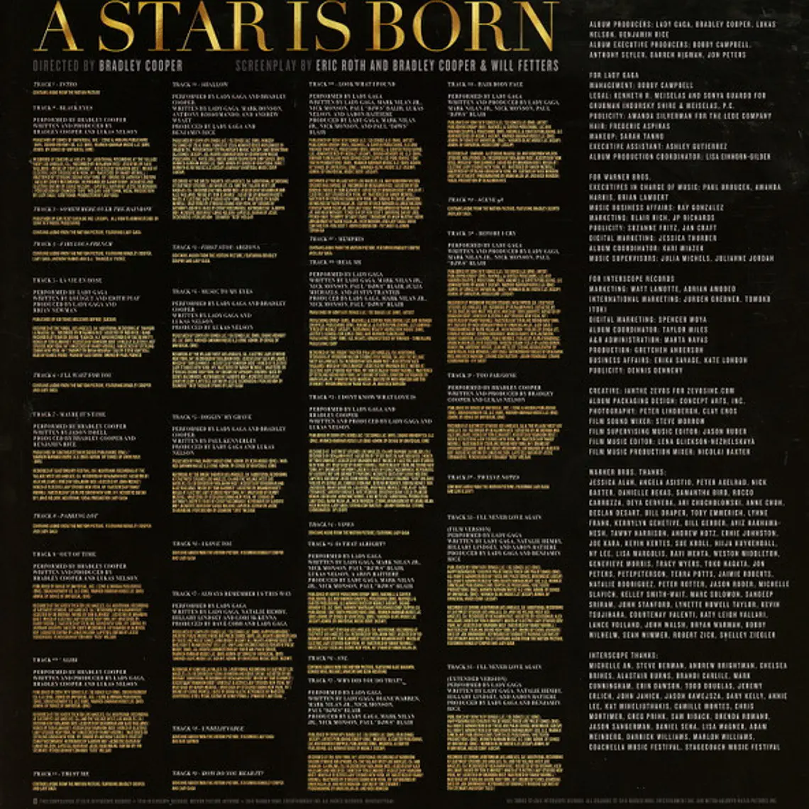 Lady Gaga, Bradley Cooper – A Star Is Born Soundtrack 2