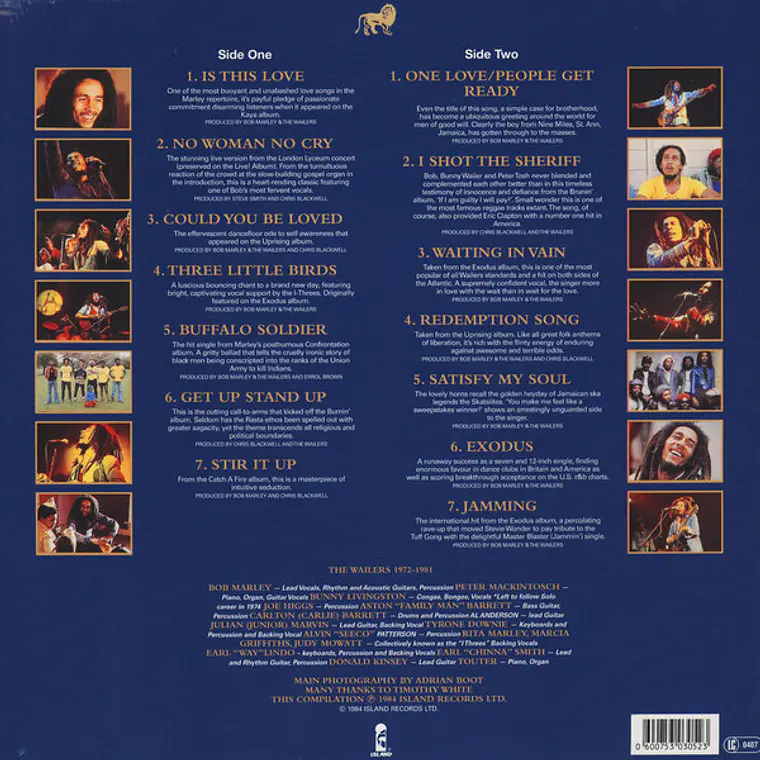 Bob Marley & The Wailers – Legend - The Best Of Bob Marley And The Wailers 3