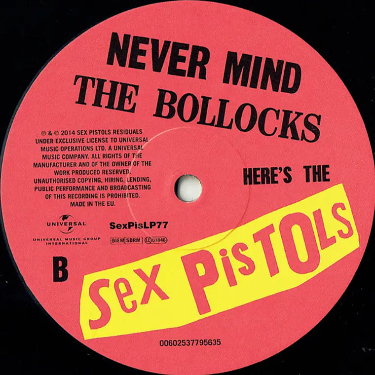 Sex Pistols – Never Mind The Bollocks Here's The Sex Pistols 3