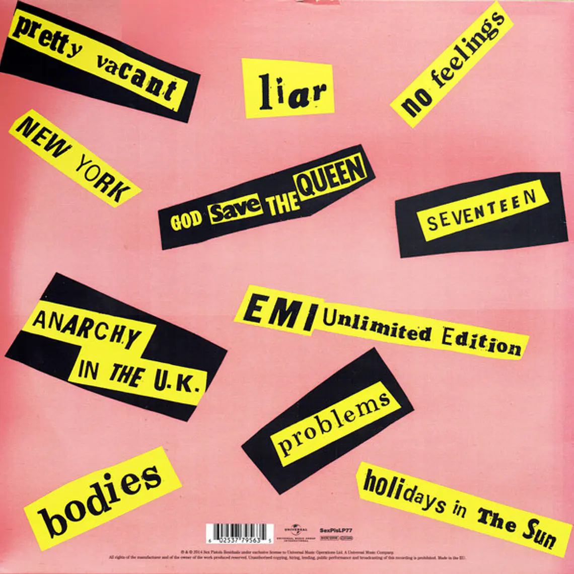 Sex Pistols – Never Mind The Bollocks Here's The Sex Pistols 2