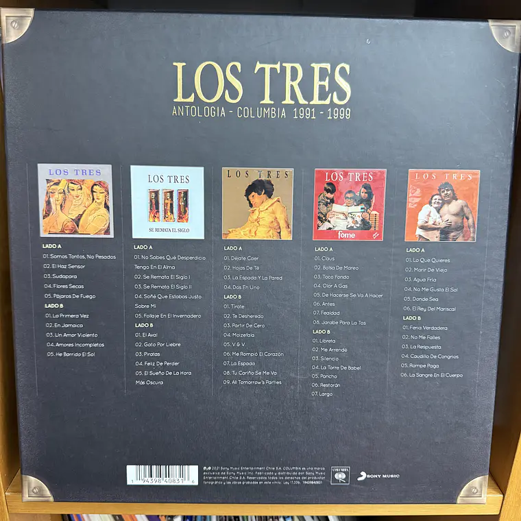 Los Tres  – Antología - Columbia 1991 - 1999 BOX EDICION LIMITADA 2