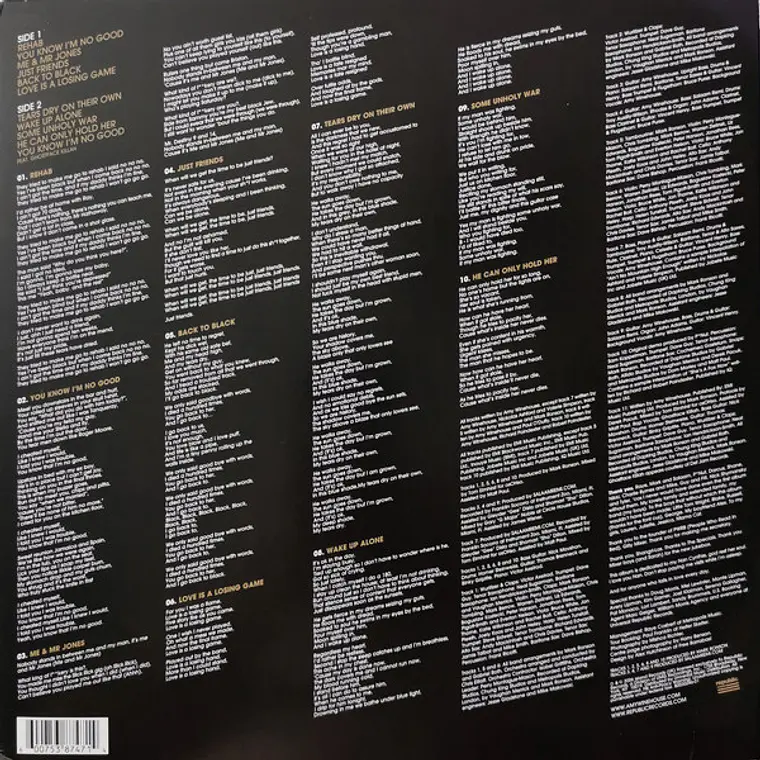 Amy Winehouse – Back To Black 2