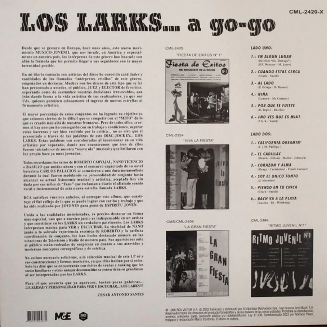 Los Larks – Los Larks... A Go-Go 2